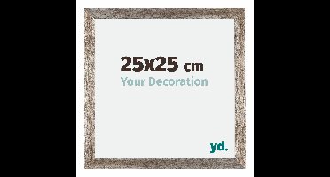 Fotolijst 25x25 cm - Metaal Vintage - MDF - Mura