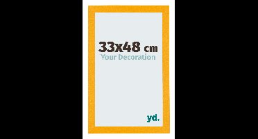 Puzzellijst 33x48 cm - Geel - MDF - Mura