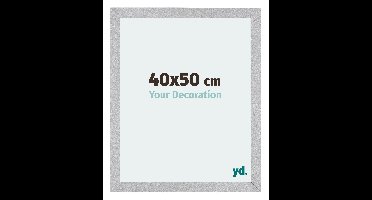 Fotolijst 40x50 cm - Zilver Mat - MDF - Mura