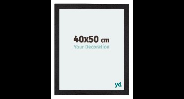 Fotolijst 40x50 cm - Zwart Houtnerf - MDF - Mura