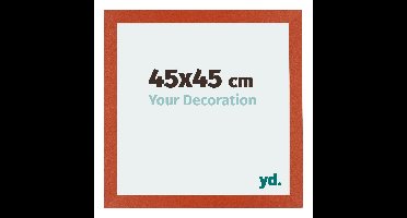 Fotolijst 45x45 cm - Oranje - MDF - Mura