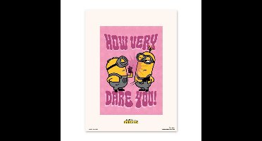 Poster Minions - How Very Dare You 30x40cm