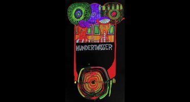 Kunstdruk Friedensreich Hundertwasser - Welttournee 49x83cm