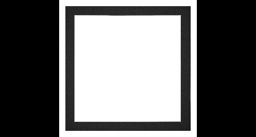 Passe-Partout 40x40 cm - Fotomaat 35x35 cm - Zwart - Voor fotolijsten
