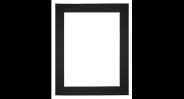 Passe-Partout 50x75 cm - Fotomaat 40x60 cm - Zwart - Voor fotolijsten