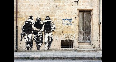 Kunstdruk Edition Street - Shalom, Street Art Haifa 50x70cm