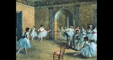 Kunstdruk Edgar Degas - The Dance Foyer at the Opera 80x60cm