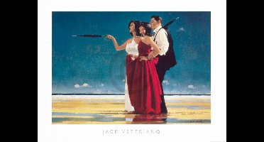 Kunstdruk Jack Vettriano - The Missing Man I 80x60cm