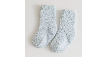 SnuggleBoo – Warm & Zacht – Fleece Babysokken Lichtblauw / S (0 – 2 jaar) | Educatief Speelgoed
