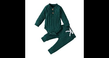 Mini Fashion™ – Comfortabel Baby Kledingset Groen / 90 (12–18 maanden) | Educatief Speelgoed