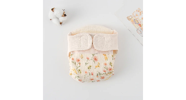 ComfyCotton – Waterdicht & Veilig – Biokatoenen Oefenbroekjes Roze Bloemen / M (5.5-10kg) - 3-9 maanden | Educatief Speelgoed