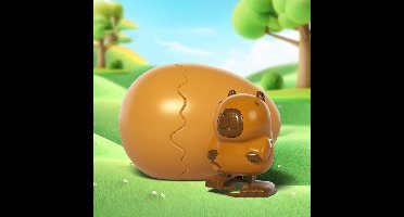 BouncyBeast – Schattig & Interactief – Pop-out Dieren Ei Capybara | Educatief Speelgoed