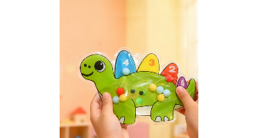 Squishy Bead Maze – Sensorisch & Ontspannend – Fidget Speelgoed Dinosaurus | Educatief Speelgoed