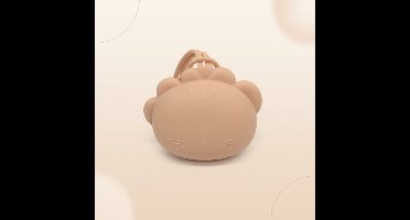 Personalized Pacifier Case – Gegraveerd & Praktisch – Gepersonaliseerde fopspeen houder Oranje | Educatief Speelgoed