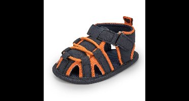 Mini Fashion™ - Licht & Comfortabel - Peuter Sandalen Oranje / 1 (0-6 maanden) | Educatief Speelgoed