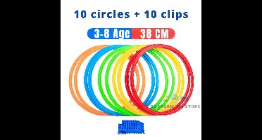 Jump Hoops™ – Spring & Speel – Hoepel Set 38cm (3-8 jaar) | Educatief Speelgoed