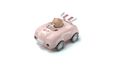 Push Car™ – Flitsend Raceplezier – Speelgoedauto Roze | Educatief Speelgoed