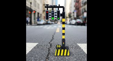 RoadBuddy – Veilig & Speels – Speelgoed Verkeer Regelaar Verkeerslicht - 3 | Educatief Speelgoed