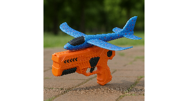 Foam Plane Launcher™ – Vlieg 'm Weg – Vliegtuigschieter Rood | Educatief Speelgoed