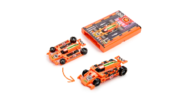 SpeedTransform – Actief & Interactief – Transformeerbare Raceauto Oranje | Educatief Speelgoed