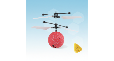 HoverFun – LED Licht & Educatief – Quadcopter Vliegende Drone Rood | Educatief Speelgoed