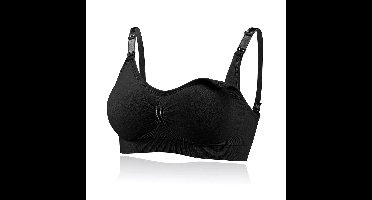 Mini Fashion™ - Makkelijk Voor Babyvoeding - Borstvoeding BH Zwart / XL | Educatief Speelgoed