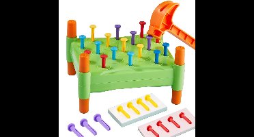 Nail & Knock™ – Tik Tik Kleuren – Hamertje Tik | Educatief Speelgoed