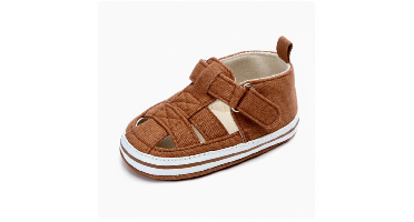 Mini Fashion™ - Licht & Comfortabel - Peuter Sandalen Bruin / 1 (0-6 maanden) | Educatief Speelgoed