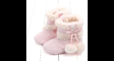 Mini Fashion™ - Warme Voetjes - Snowboots Licht Roze / 19 (9-15 maanden) | Educatief Speelgoed
