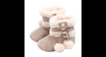 Mini Fashion™ - Warme Voetjes - Snowboots Grijs / 20 (15-24 maanden) | Educatief Speelgoed