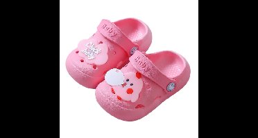 Mini Fashion™ - Ademend Design - Kinder Slippers Roze / XL (3-4 jaar) | Educatief Speelgoed