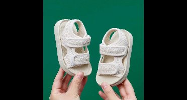 Breeze Bliss™ - Zachte Zolen & Sneldrogend - Kinder Sandalen Wit / 22 (4.5-5 jaar) | Educatief Speelgoed