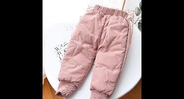SnowPants – Dik & Comfortabel – Kinder Skibroek Roze / 110 (3–4 jaar) | Educatief Speelgoed