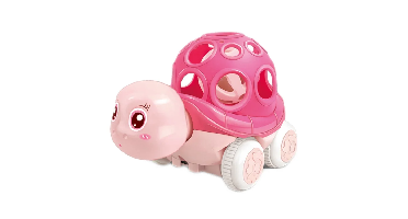 Wobble Wheels™ - Vroem, Rammel & Roll - Speelgoedauto Roze Schildpad | Educatief Speelgoed