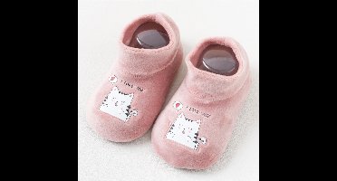 Mini Fashion™ - Anti-Slip Design - Kinder Sokschoenen Roze / M (18-24 maanden) | Educatief Speelgoed
