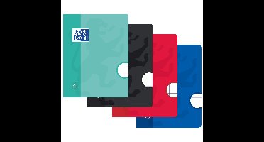 Schrift oxford school a5 lijn 72pag 80gr assorti | 10 stuks