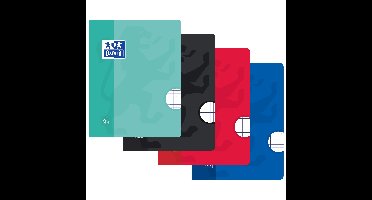 Schrift oxford school a5 ruit 5x5mm 72pag 80gr ass | 10 stuks