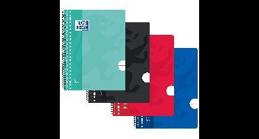 Collegeblk oxf school a4+ ln 23gaats 160pag ass | 10 stuks