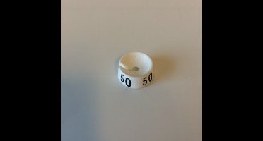 MB wit/zwart 50 voor op kledinghanger