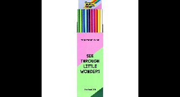 Transparant papier folia 70x100cm 42gr ass kleuren
