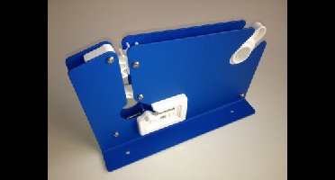 Zakkensluiter metaal blauw met mes 12mm - 7 stuks