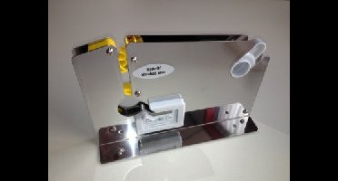 Zakkensluiter metaal met mes 12mm INOX - 5 stuks