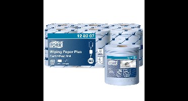 Poetspapier tork m2 advanced 2laags 158m blauw | 36 stuks