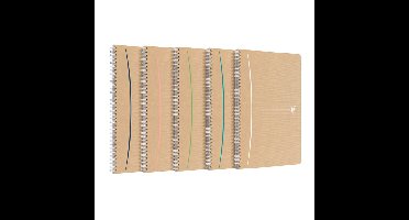 Spiraalblok oxford touareg a4 lijn 180pag ass | 5 stuks