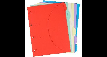 Smartfolder geperforeerde opbergmappen a4 ass 6st | 10 stuks