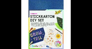 Borduurset folia 10 borduurkaarten garen naalden | 40 stuks