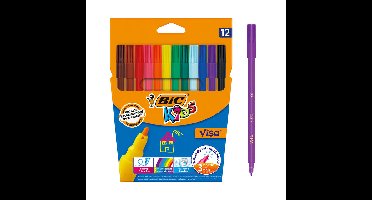 Kleurstift bickids visa f assorti | 25 stuks