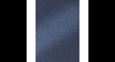 Fotokarton folia 50x70cm parelmoer 35 nachtblauw | 10 stuks