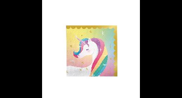 Napkins unicorn | 6 stuks