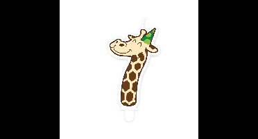 Jungle candle 7 giraffe | 4 stuks